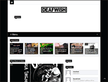 Tablet Screenshot of deafwish.com